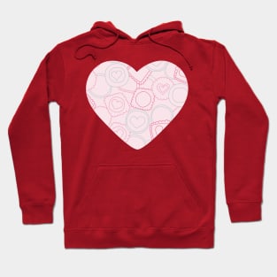 Light pink sweet love cookies Hoodie